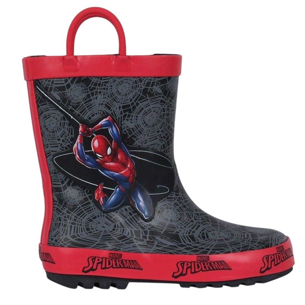Spider-Man Childrens/Kids Rain Boots / Red